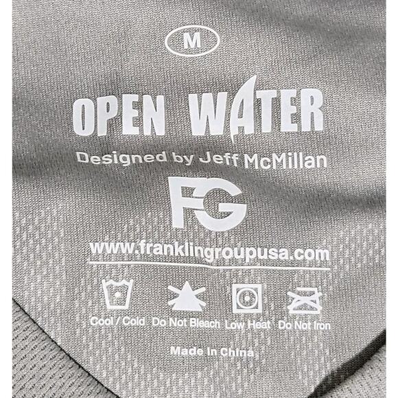 San Jose Sharks Promo Jersey Open Water Hockey Logo Gray Jeff McMillan Mens M - Picture 3 of 11